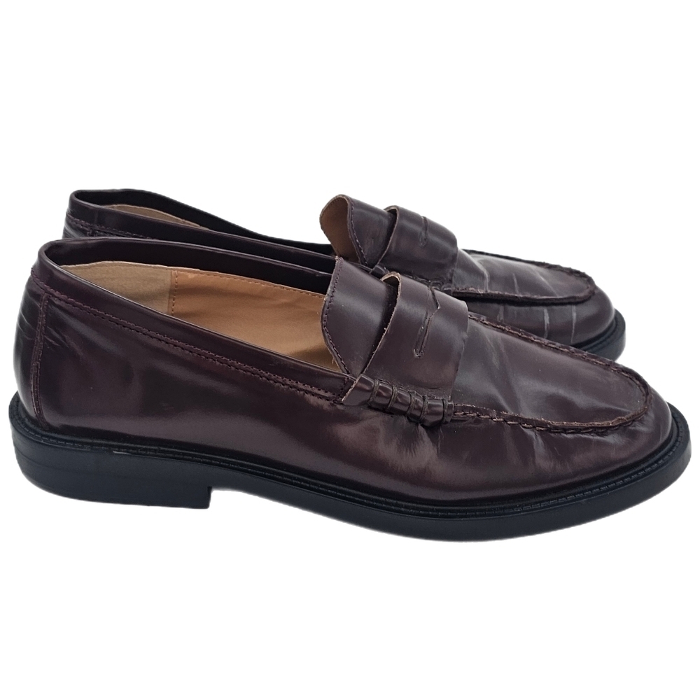 Steve Madden Madison Penny Loafer Burgundy Box Size 9